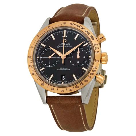 omega automatic leather watch|omega watches usa online store.